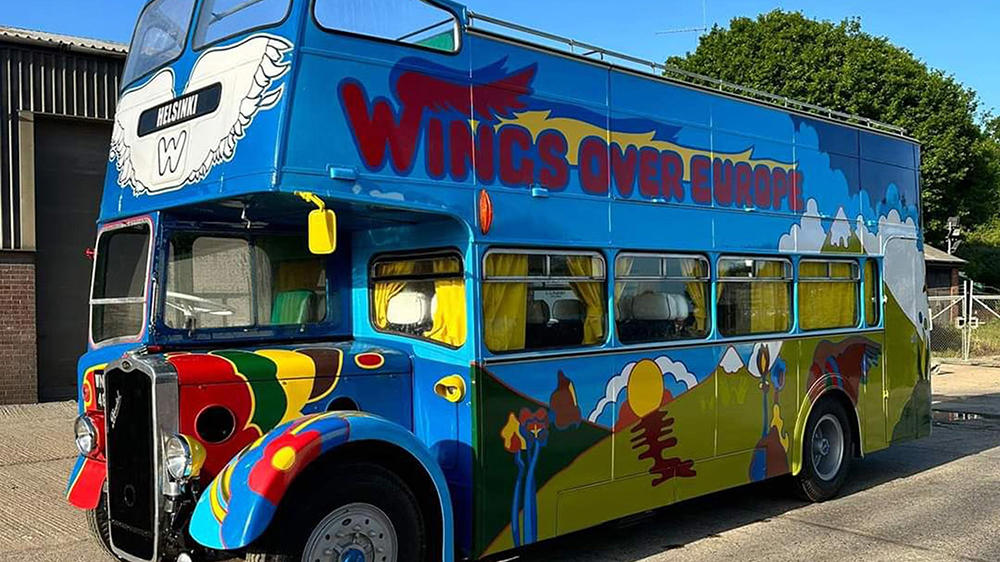 Legendary 1972 Wings Tour Bus