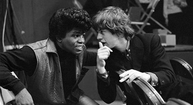 James Brown and Mick Jagger at T.A.M.I. Show - 1964